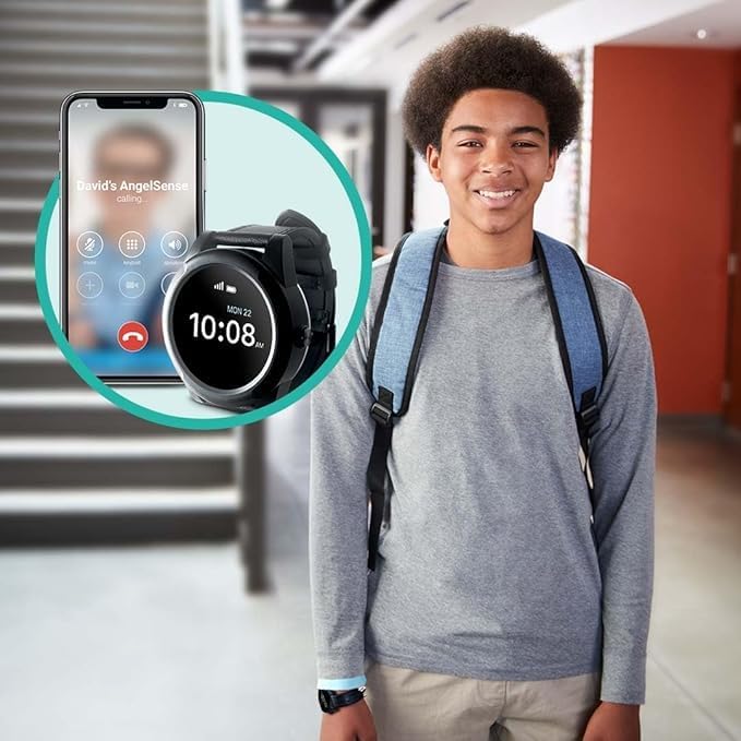 AngelSense Assistive Technology Watch with Personal GPS Tracker for Teens, Adults, Seniors, Autism, Special Needs, Dementia, Speakerphone, SOS Button, Live Tracking, Subscription Required - Image 7