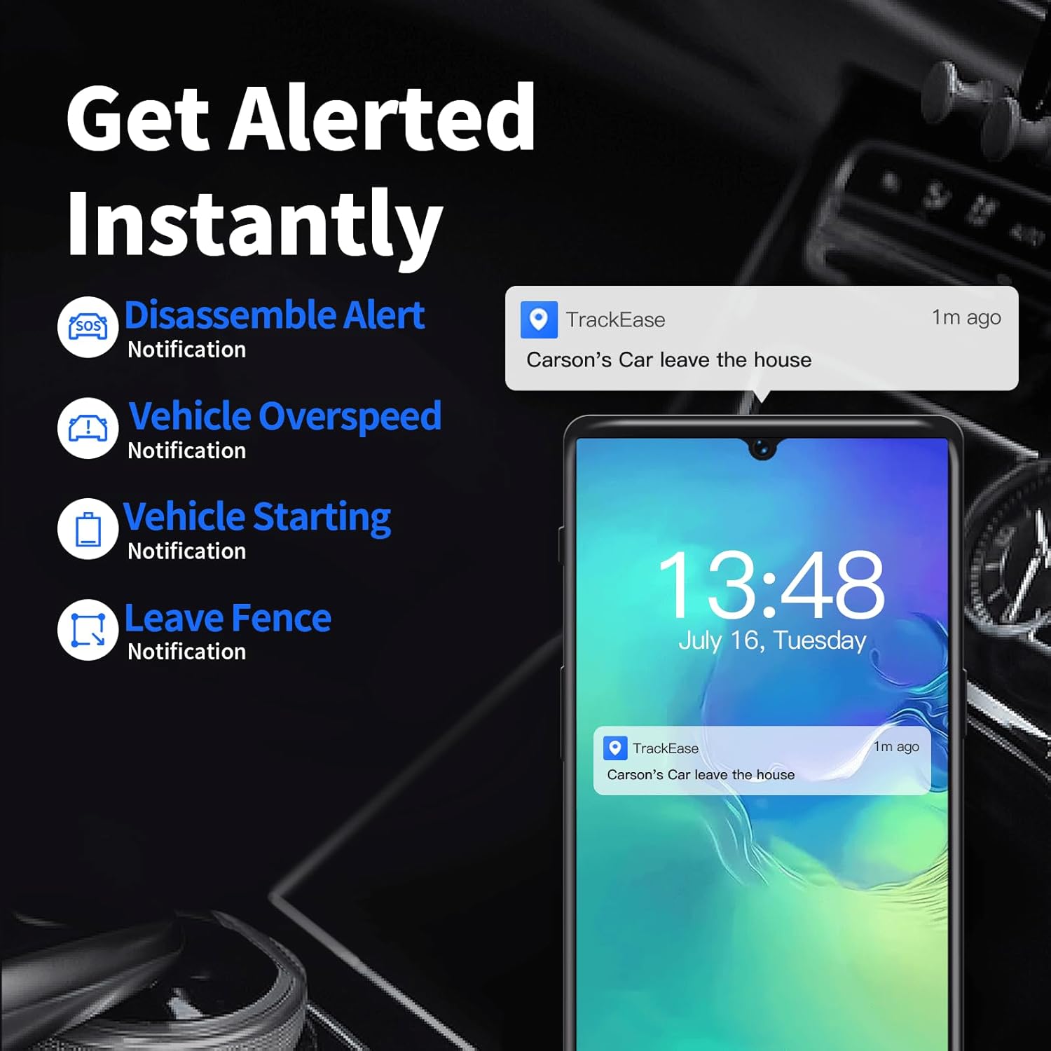 Wired GPS Tracker for Vehicles No Monthly Fee, No Subscription, Real-Time Tracking, 4G SIM and Data Included, Trip History, GeoFence, Driving Alerts, Waterproof - Image 6